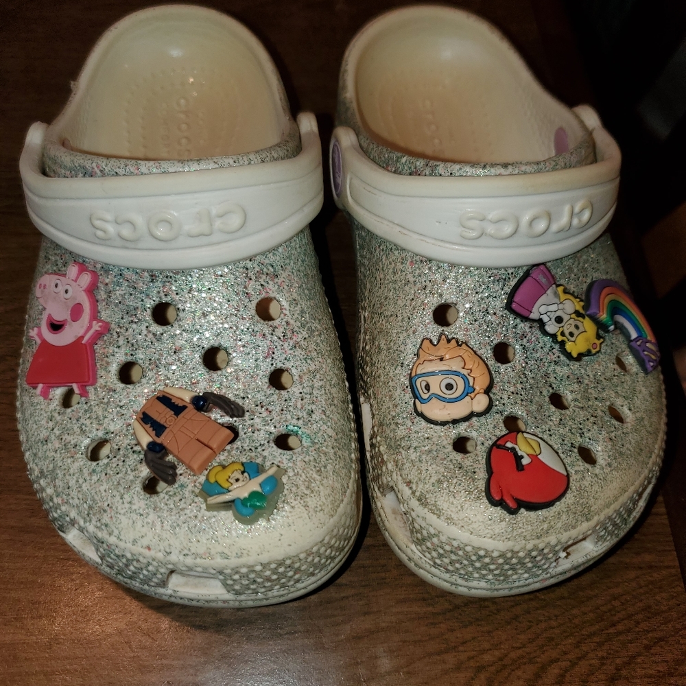 Glitter Crocs